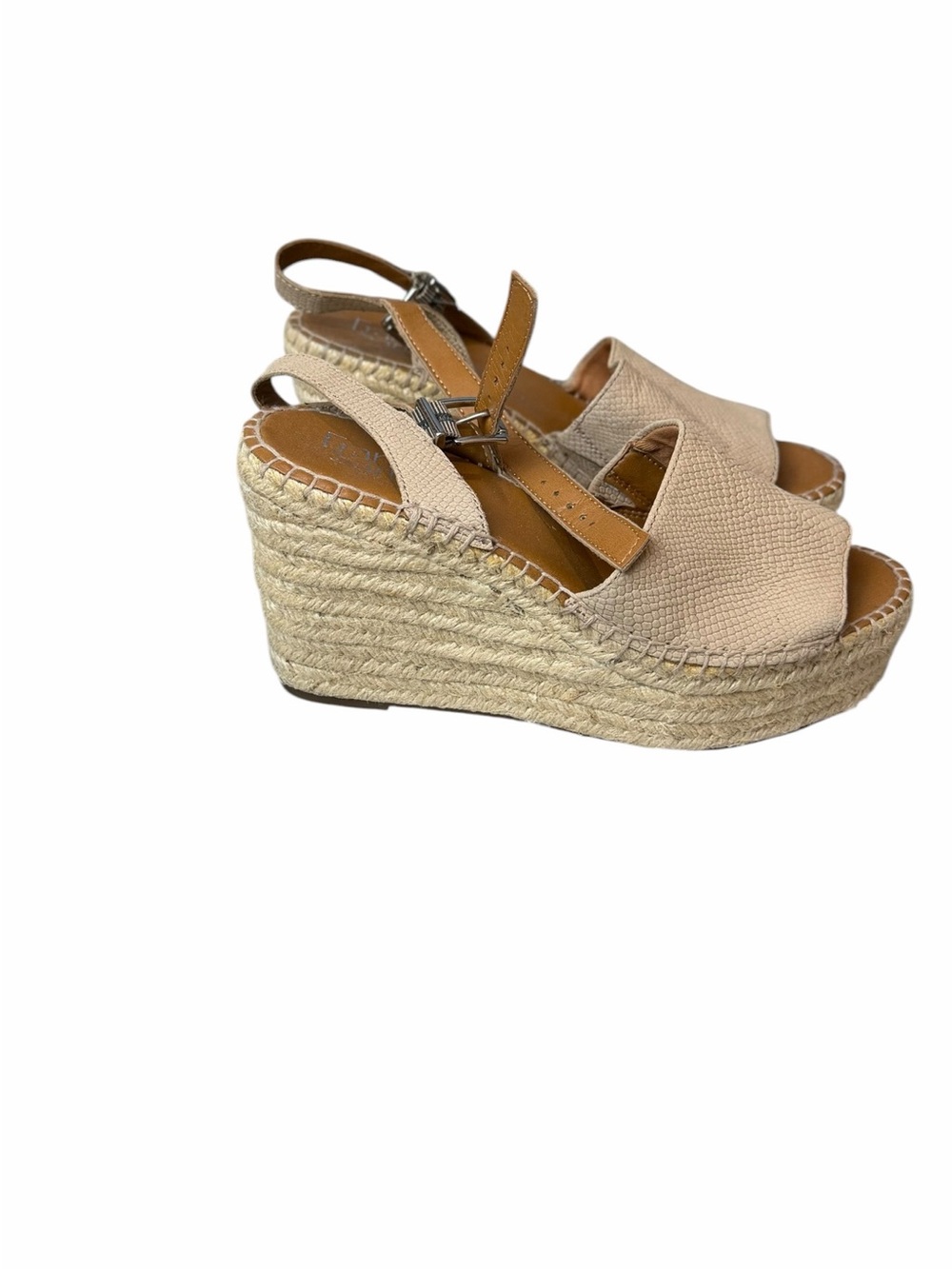 Franco Sarto Espadrille wedge sandals sz 7